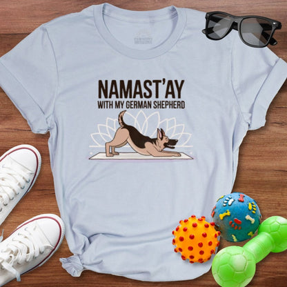 Namast'ay Shepherd Shirt - The Pawsitive Initiative