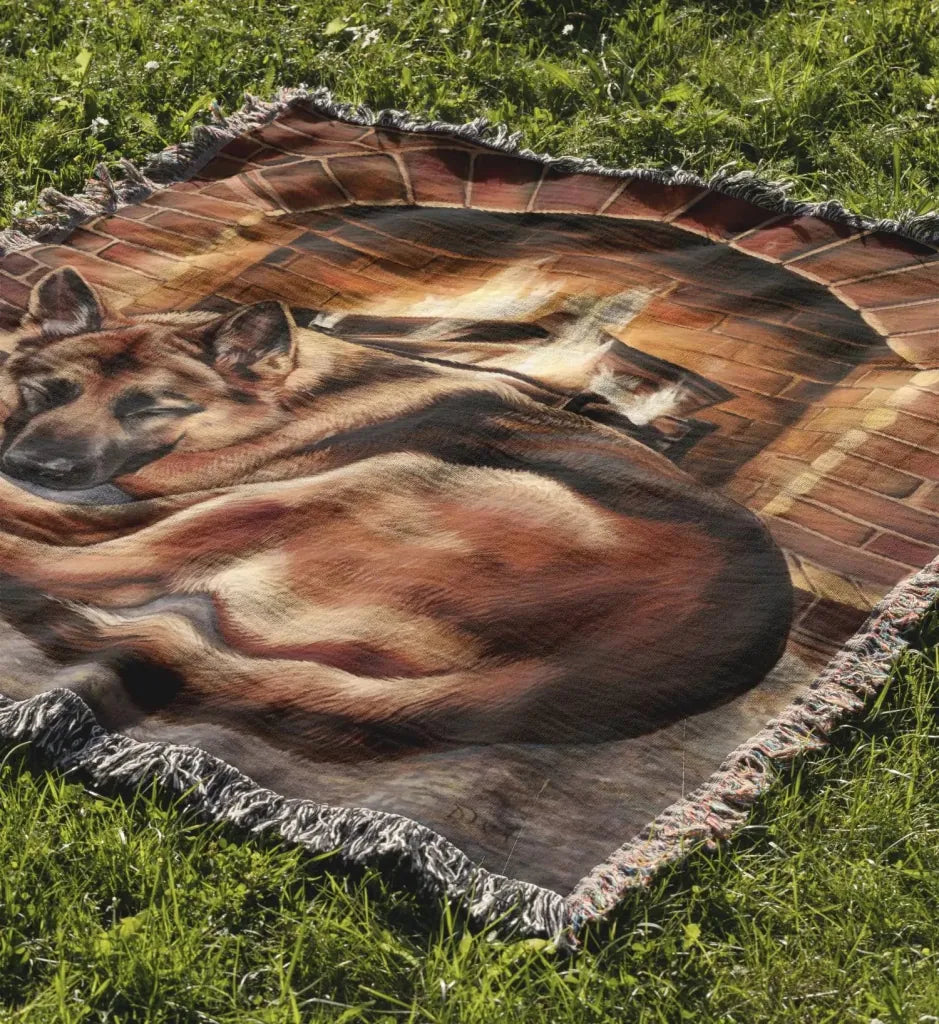 Napping by the Fire Blanket - The Pawsitive Initiative