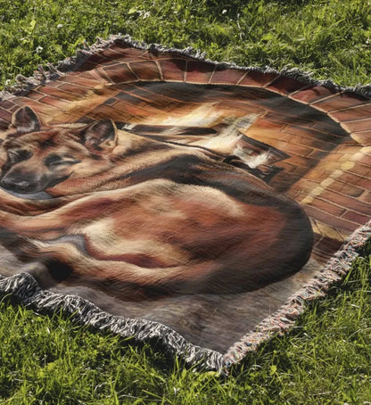 Napping by the Fire Blanket - The Pawsitive Initiative