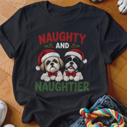 Naughty and Naughtier Shirt - The Pawsitive Initiative