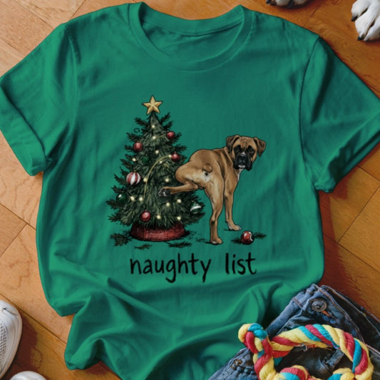 Naughty List Boxer Shirt - The Pawsitive Initiative