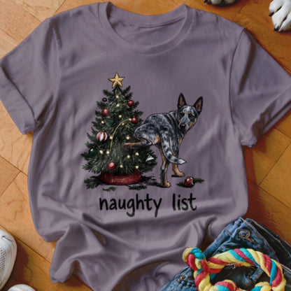 Naughty List Cattle Dog Shirt - The Pawsitive Initiative