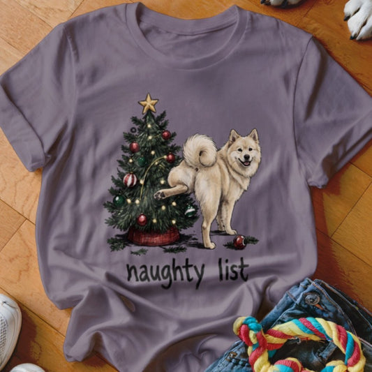 Naughty List Finnish Lapphund Shirt - The Pawsitive Initiative