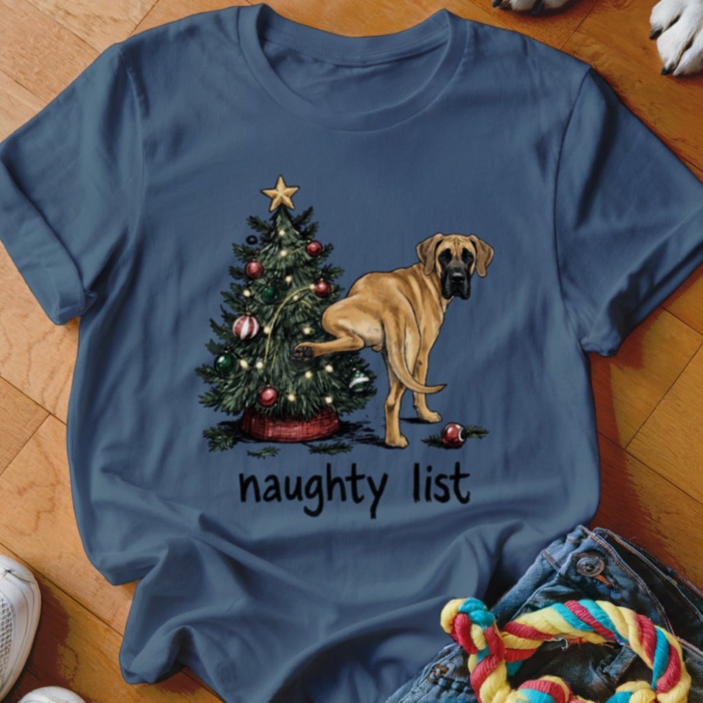 Naughty List Great Dane Shirt - The Pawsitive Initiative