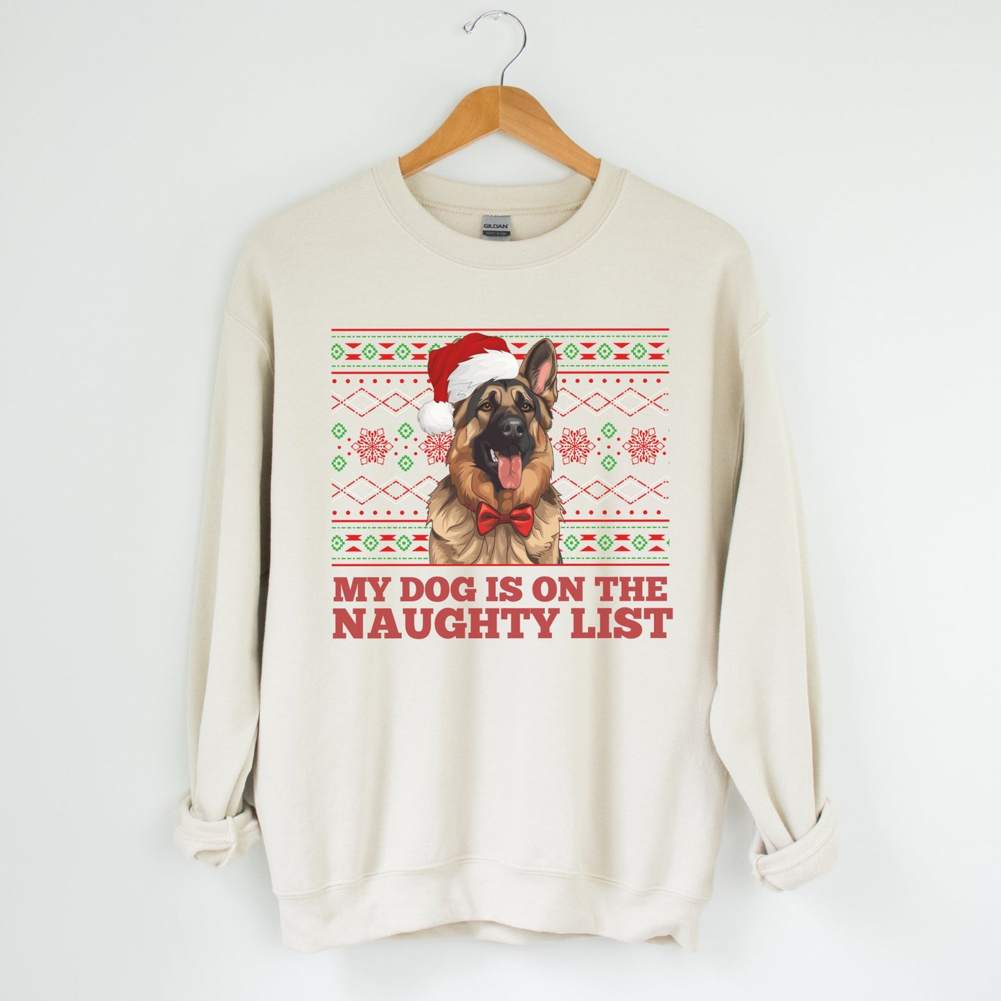 Naughty Shepherd Sweatshirt - The Pawsitive Initiative