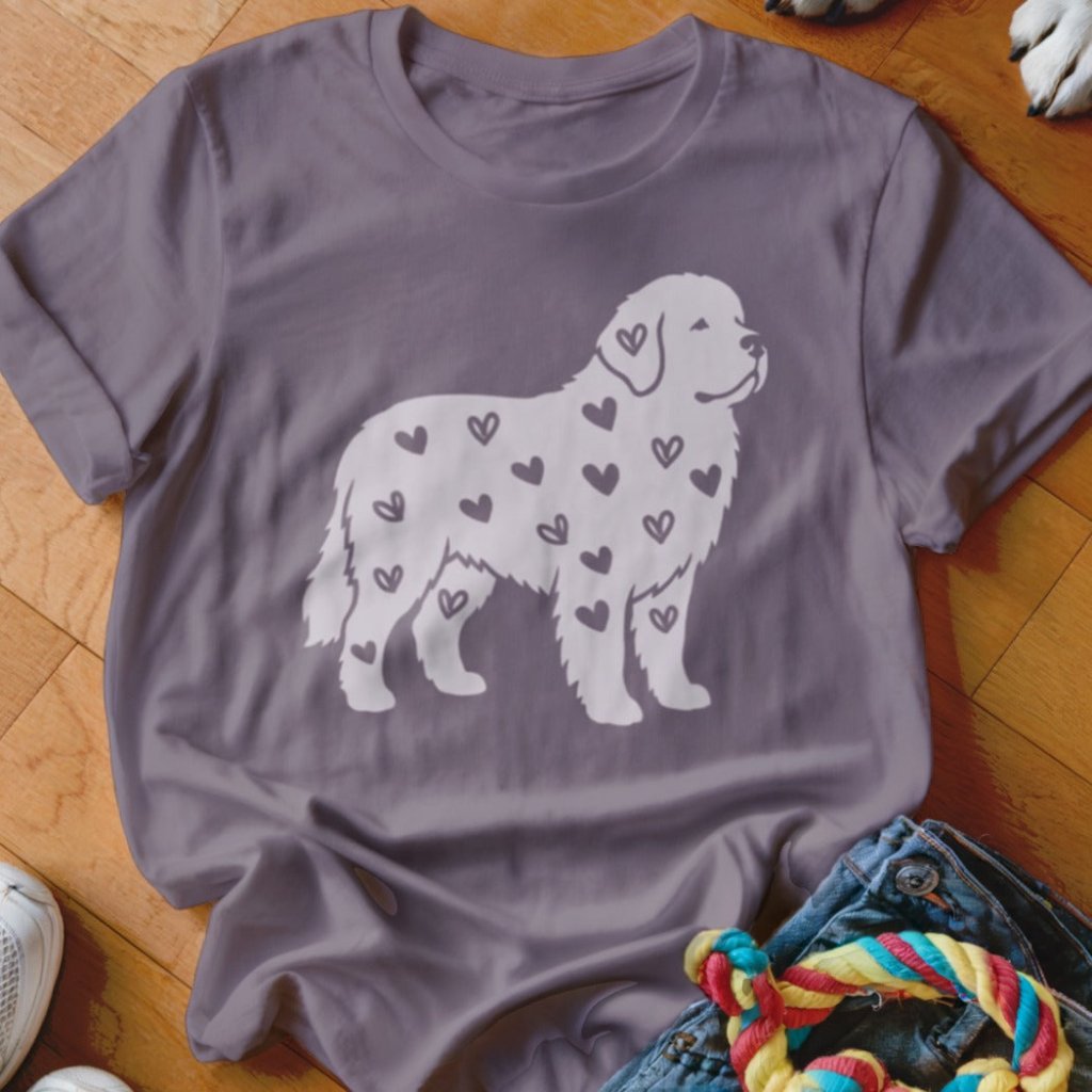 Newfie Hearts Shirt - The Pawsitive Initiative