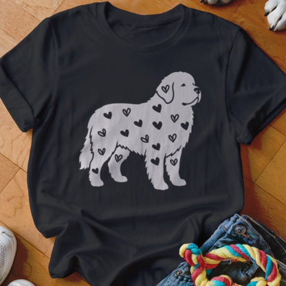 Newfie Hearts Shirt - The Pawsitive Initiative