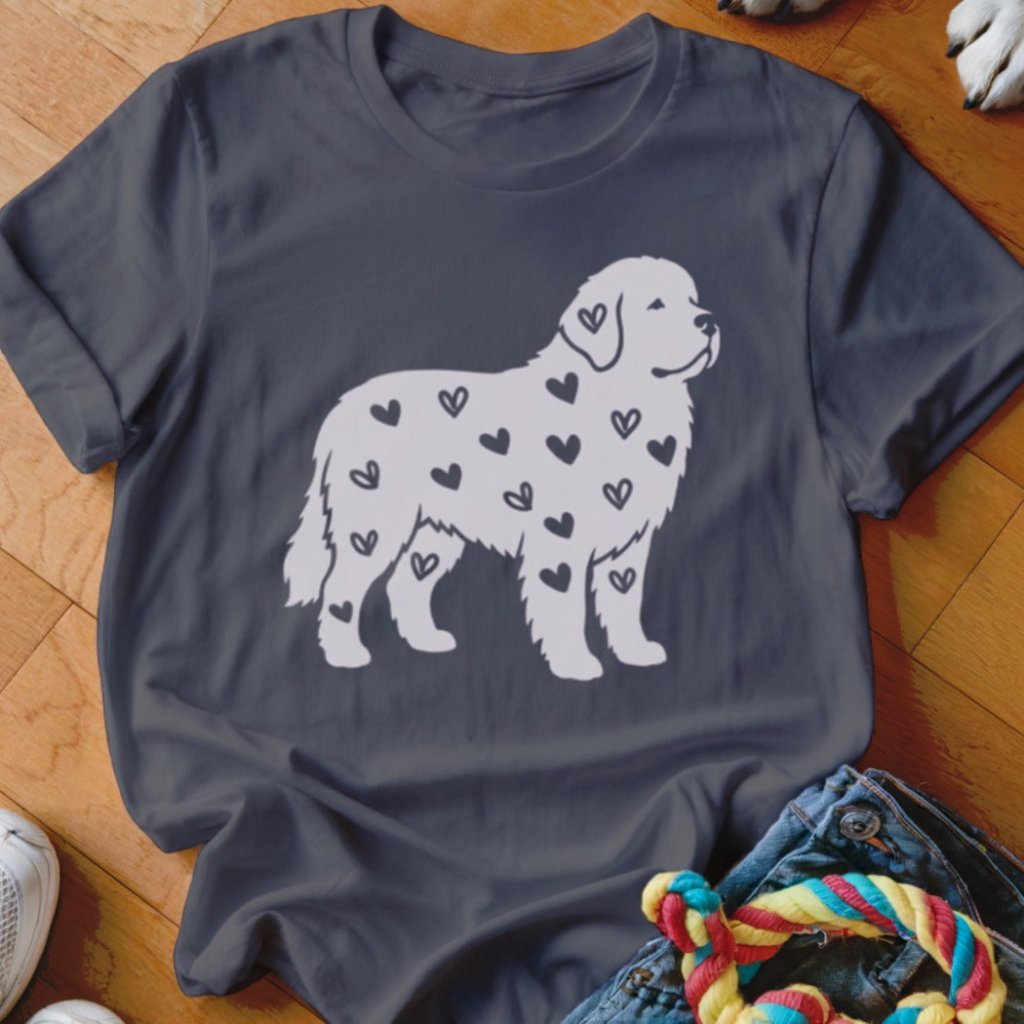 Newfie Hearts Shirt - The Pawsitive Initiative