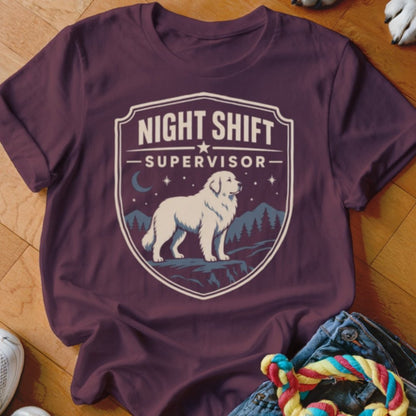 Night Shift Supervisor Shirt - The Pawsitive Initiative