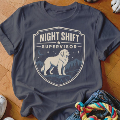Night Shift Supervisor Shirt - The Pawsitive Initiative