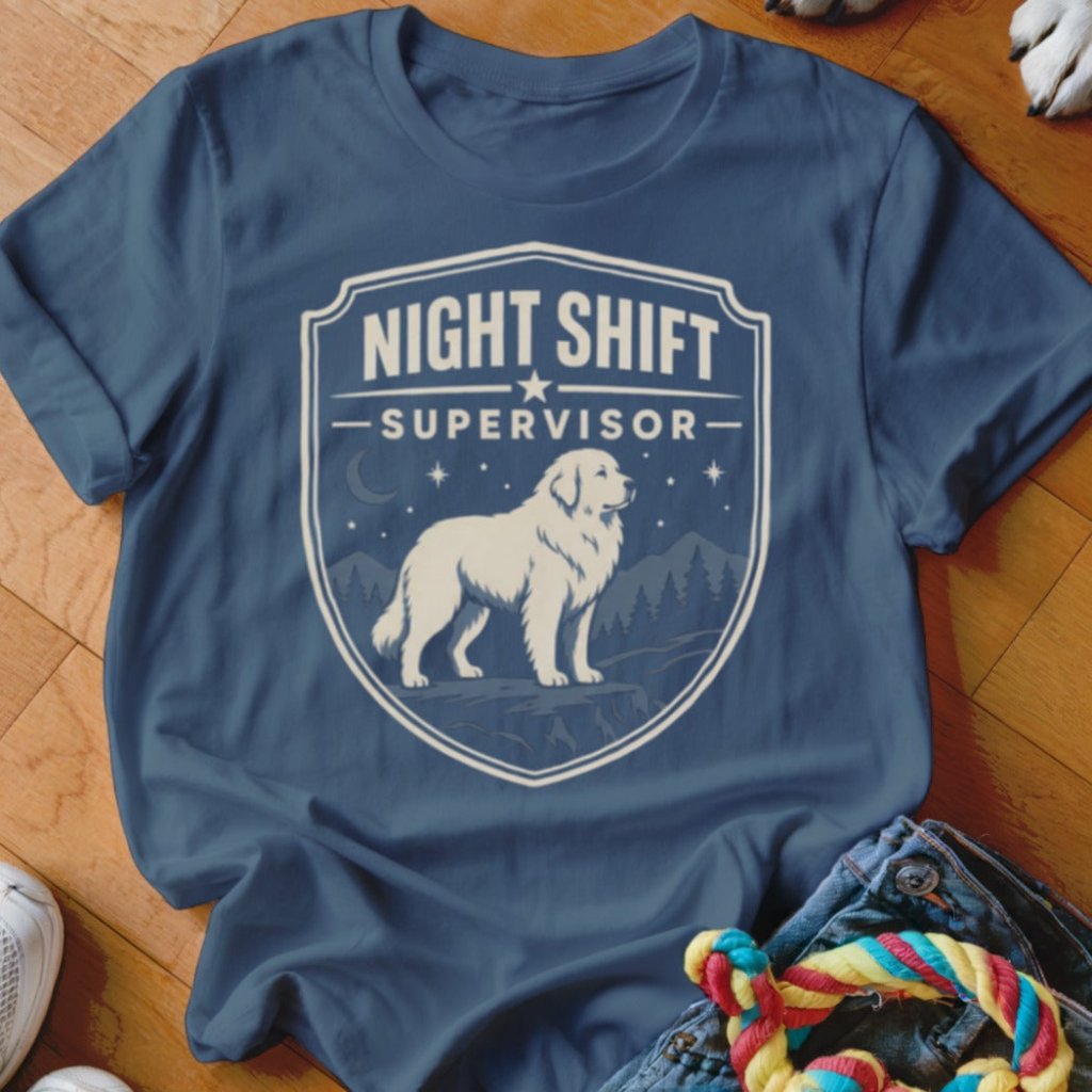 Night Shift Supervisor Shirt - The Pawsitive Initiative