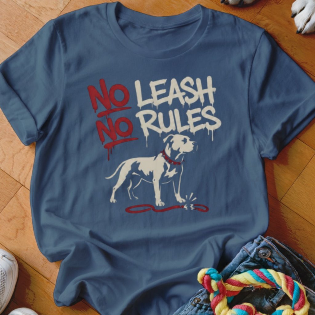 No Leash No Rules Shirt - The Pawsitive Initiative