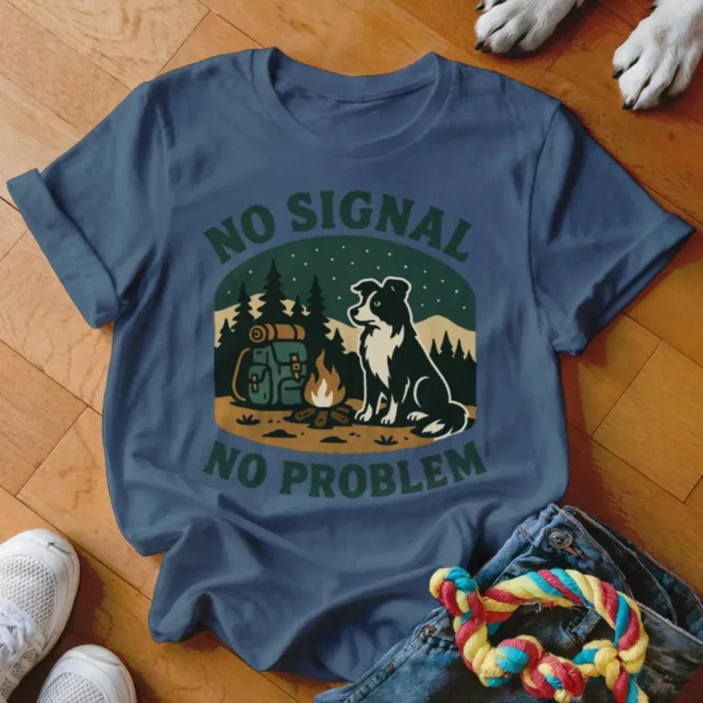 No Signal No Problem Shirt - The Pawsitive Initiative