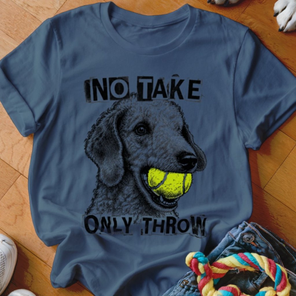 No Take Only Throw Bedlington Terrier Shirt - The Pawsitive Initiative