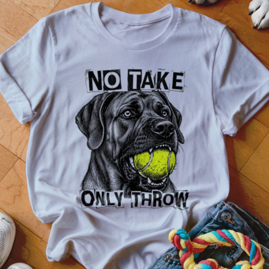 No Take Only Throw Cane Corso Shirt - The Pawsitive Initiative