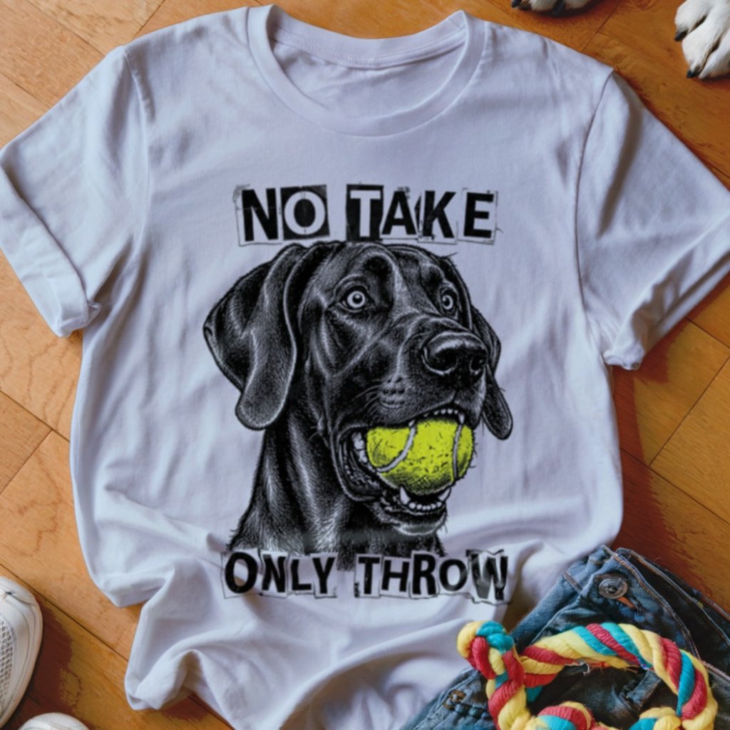 No Take Only Throw Great Dane Shirt - The Pawsitive Initiative