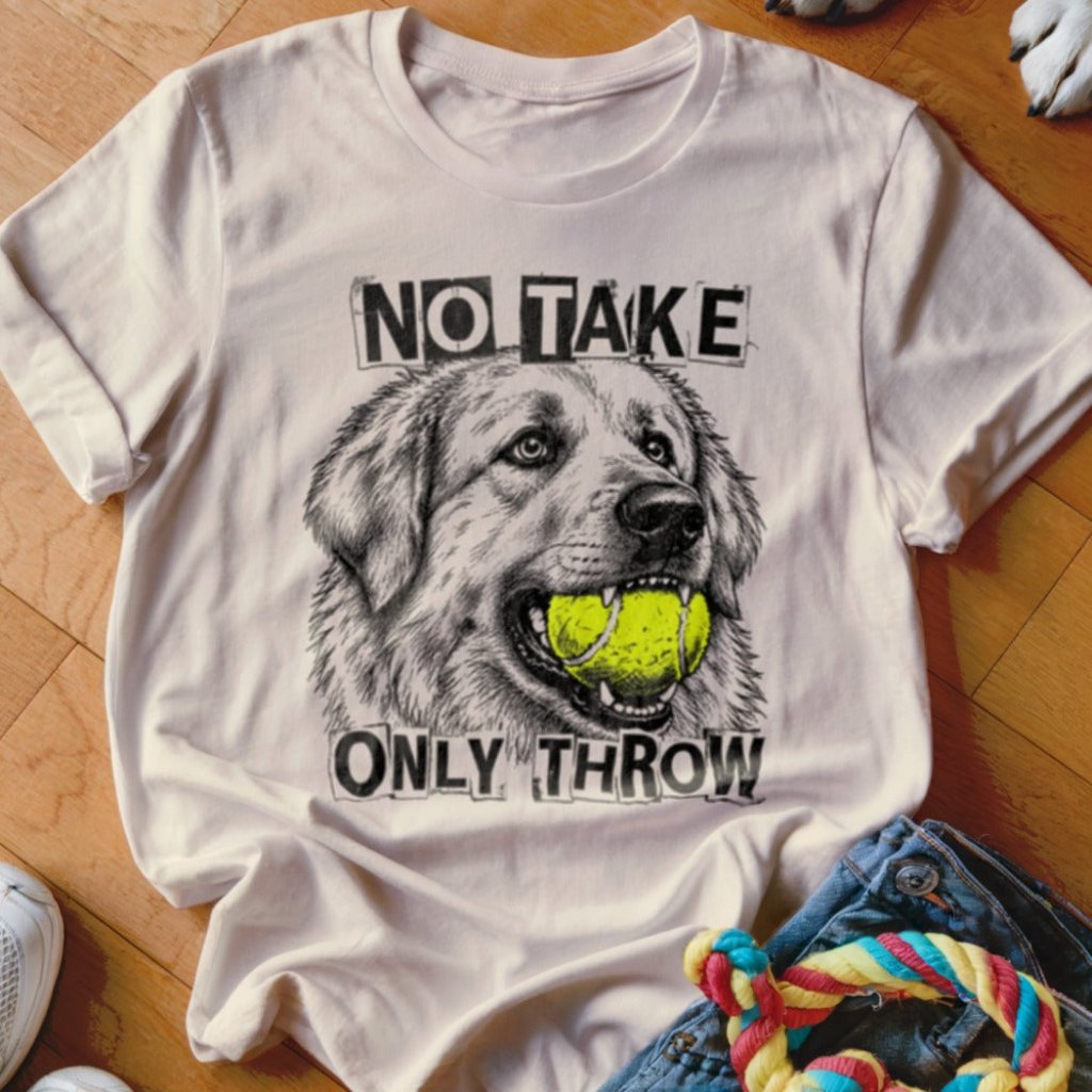 No Take Only Throw Great Pyrenees Shirt - The Pawsitive Initiative