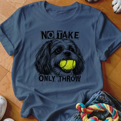 No Take Only Throw Shih Tzu Shirt - The Pawsitive Initiative