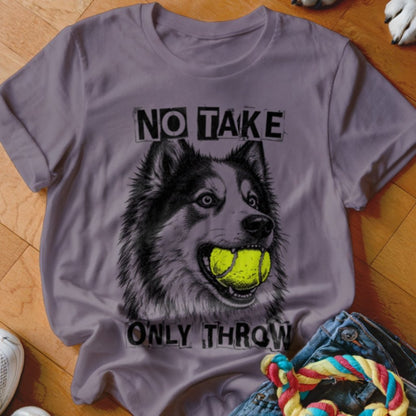 No Take Only Throw Yakutian Shirt - The Pawsitive Initiative