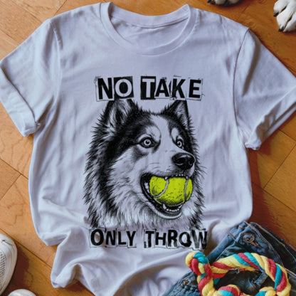 No Take Only Throw Yakutian Shirt - The Pawsitive Initiative