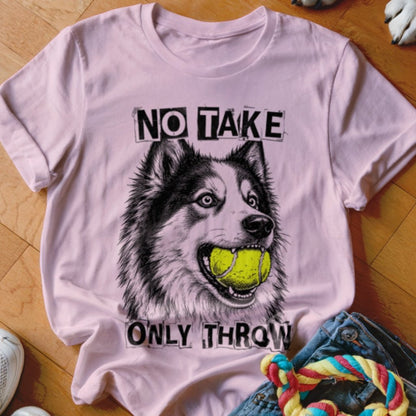 No Take Only Throw Yakutian Shirt - The Pawsitive Initiative