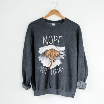 Nope Not Today Sweatshirt - The Pawsitive Initiative