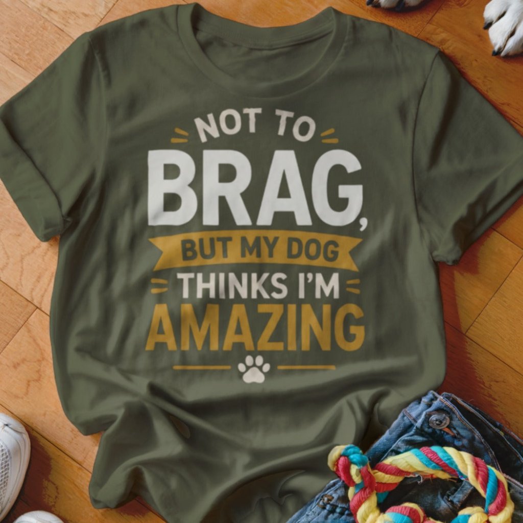 Not to Brag Shirt - The Pawsitive Initiative
