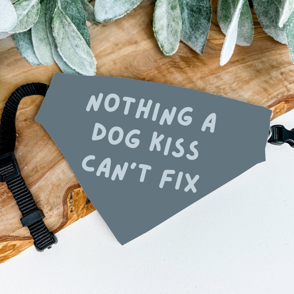 Nothing a Dog Kiss Can't Fix Bandana - The Pawsitive Initiative