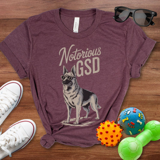 Notorious GSD Shirt - The Pawsitive Initiative