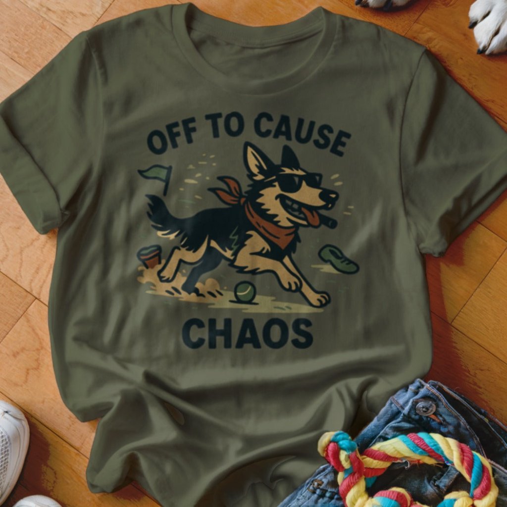 Off to Cause Chaos Shirt - The Pawsitive Initiative