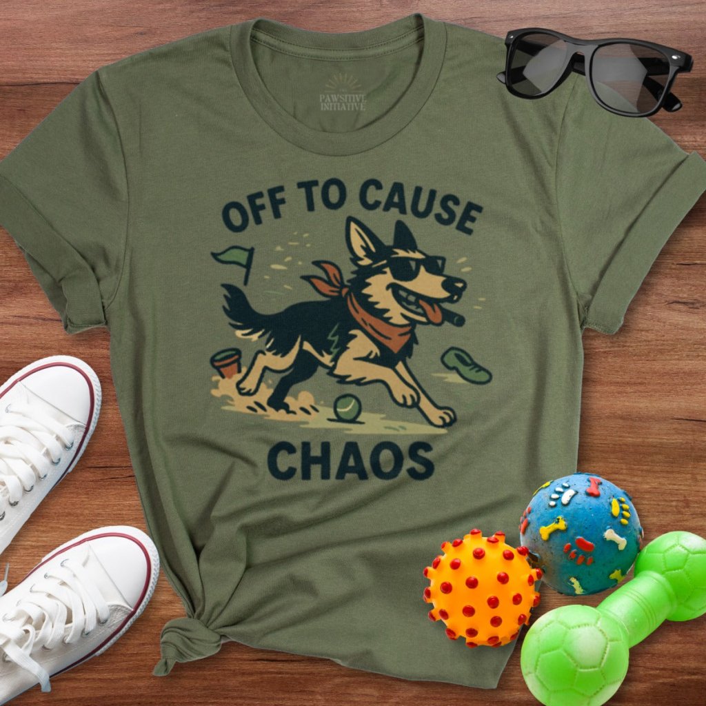 Off to Cause Chaos Shirt - The Pawsitive Initiative