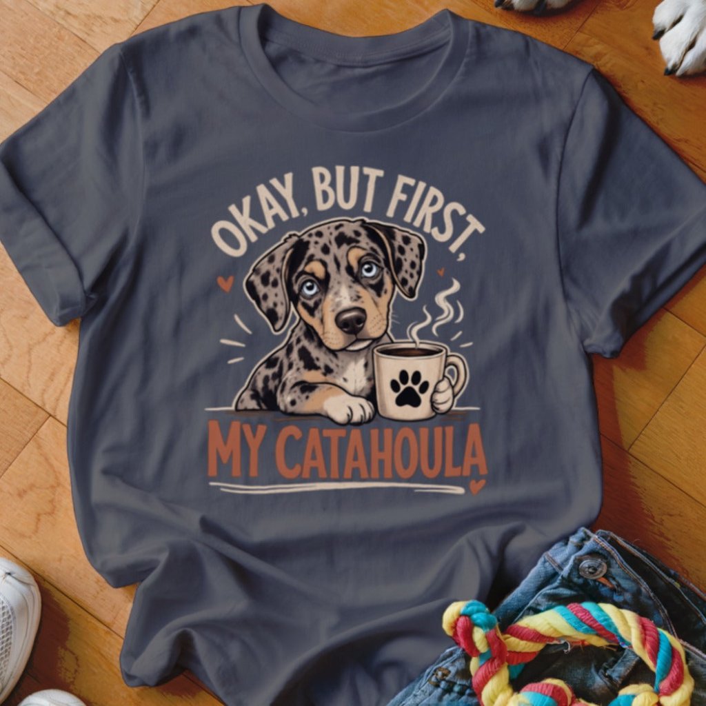 Okay But First My Catahoula Shirt - The Pawsitive Initiative
