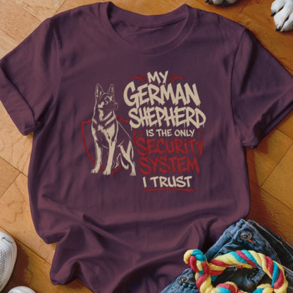 Only Security System I Trust Shirt - The Pawsitive Initiative