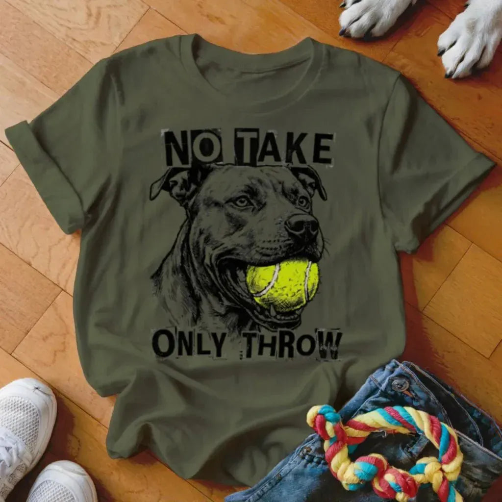 Only Throw Pitbull Shirt - The Pawsitive Initiative