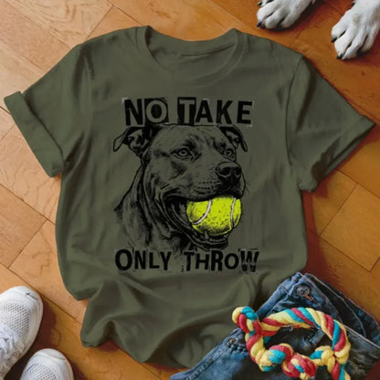 Only Throw Pitbull Shirt - The Pawsitive Initiative
