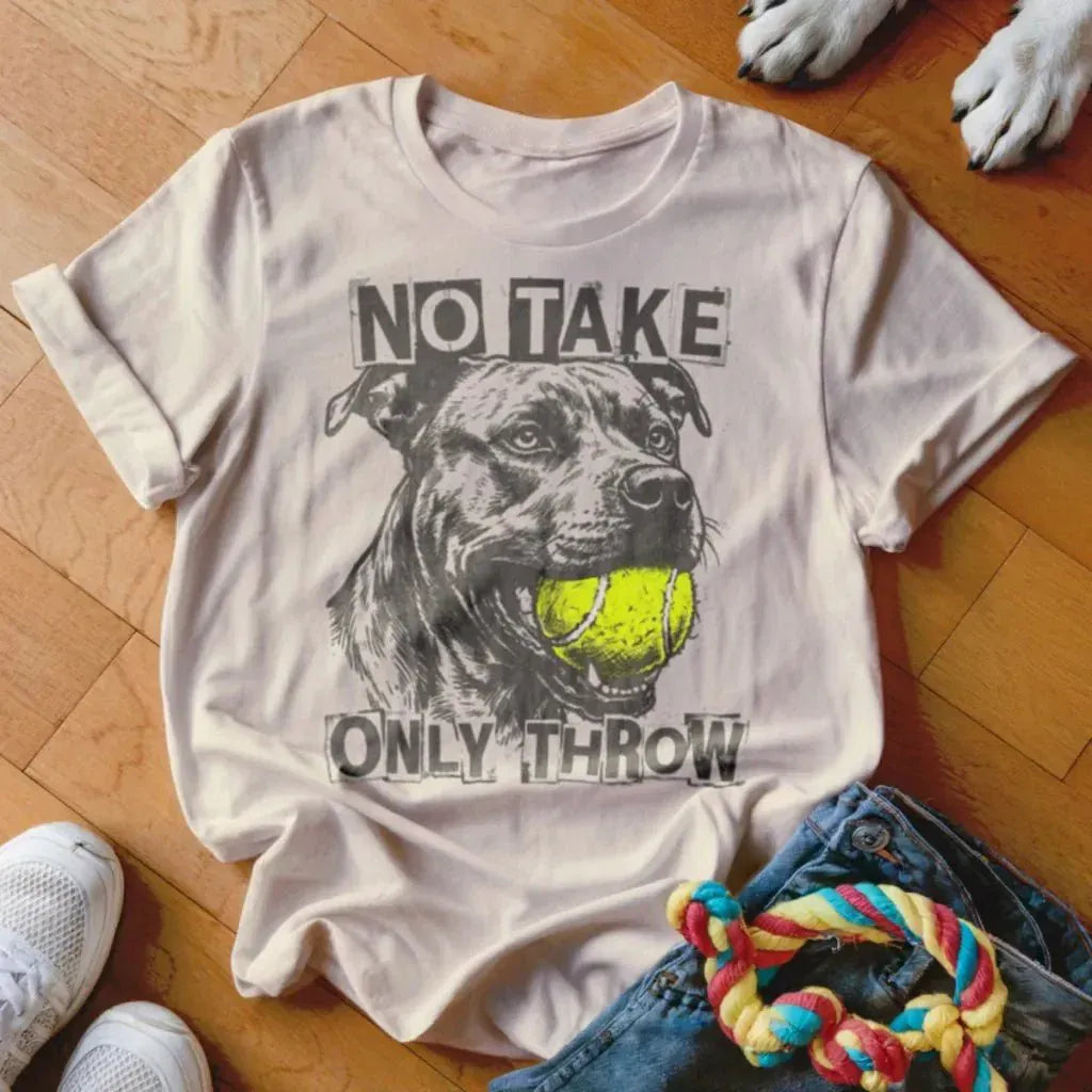 Only Throw Pitbull Shirt - The Pawsitive Initiative