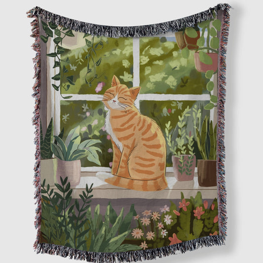 Orange Tabby Cat Blanket - The Pawsitive Initiative