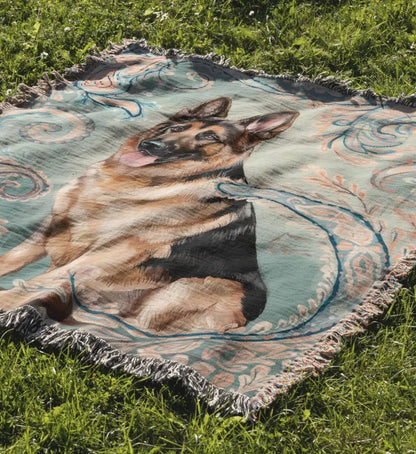 Paisley German Shepherd Blanket - The Pawsitive Initiative