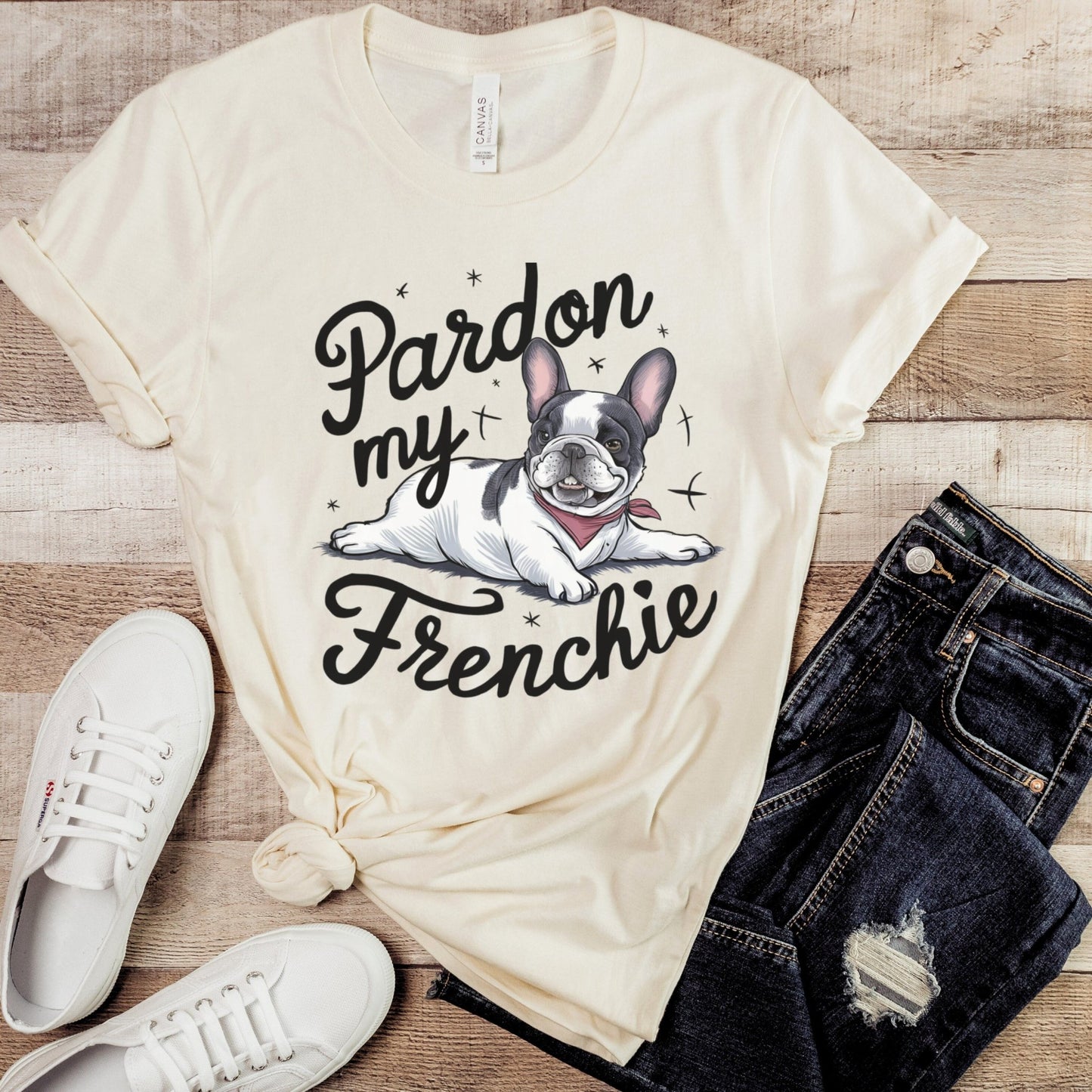 Pardon My Frenchie Shirt - The Pawsitive Initiative