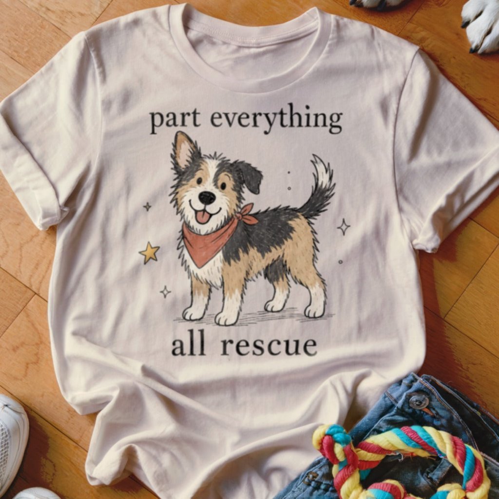 Part Everything All Rescue Shirt - The Pawsitive Initiative