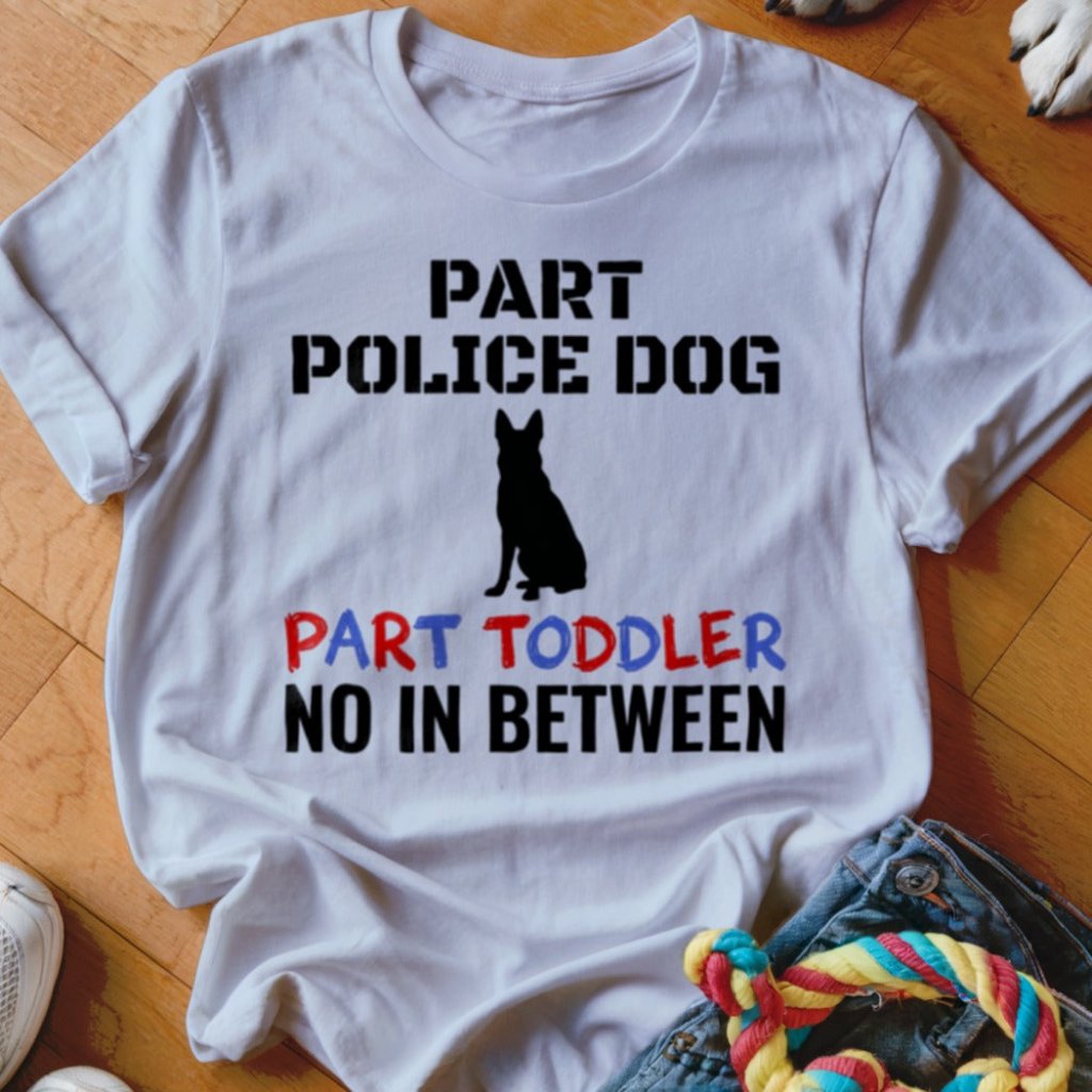 Part Police Dog Shirt - The Pawsitive Initiative