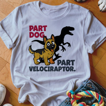 Part Velociraptor Shirt - The Pawsitive Initiative