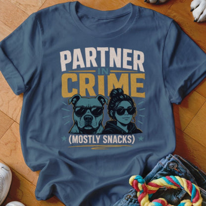 Partner In Crime Mostly Snacks Shirt - The Pawsitive Initiative