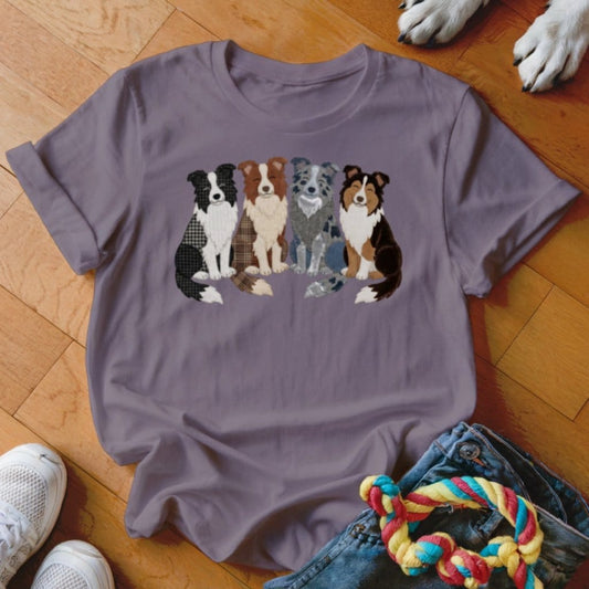 Patchwork Collies Shirt - The Pawsitive Initiative