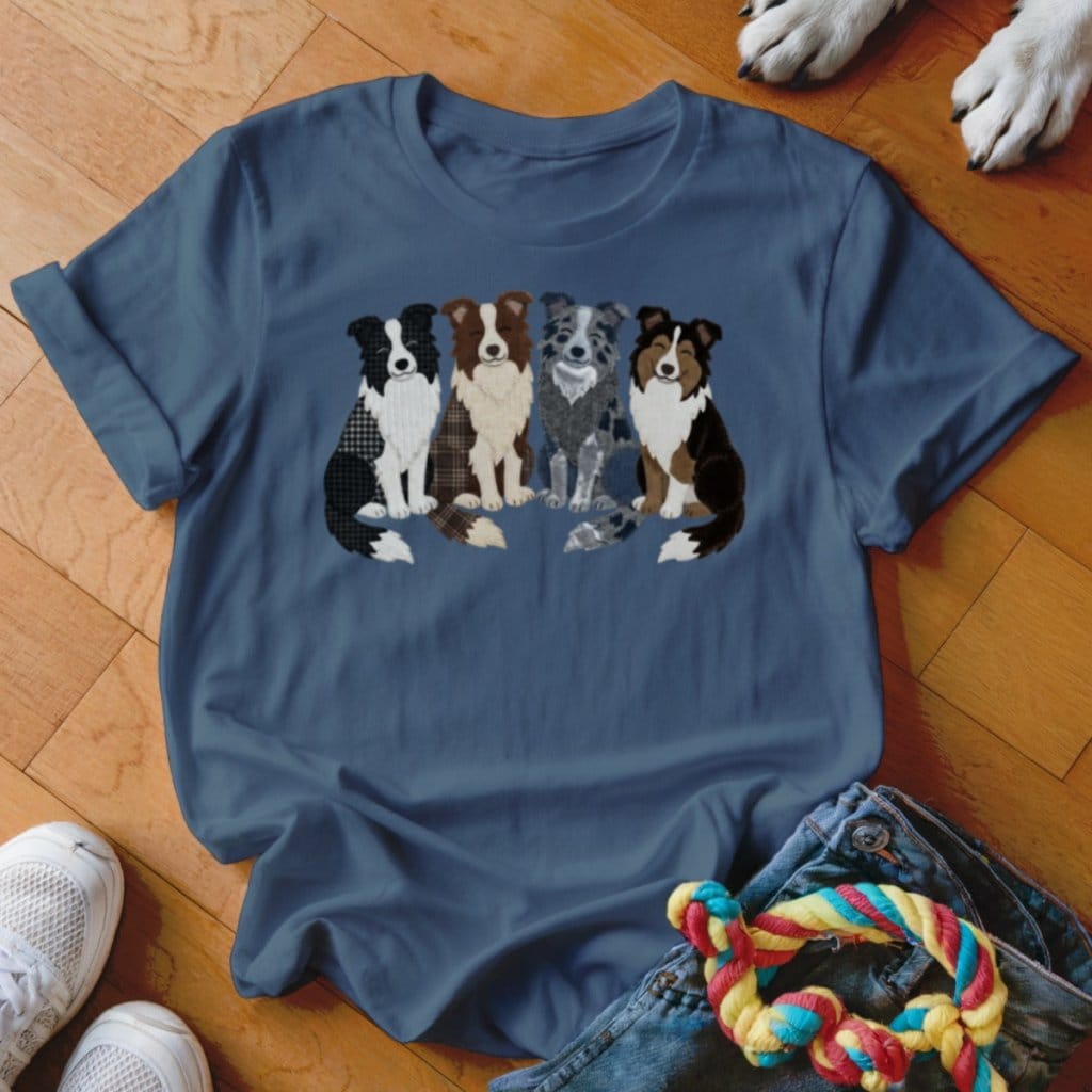 Patchwork Collies Shirt - The Pawsitive Initiative