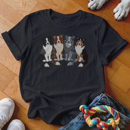 Patchwork Collies Shirt - The Pawsitive Initiative