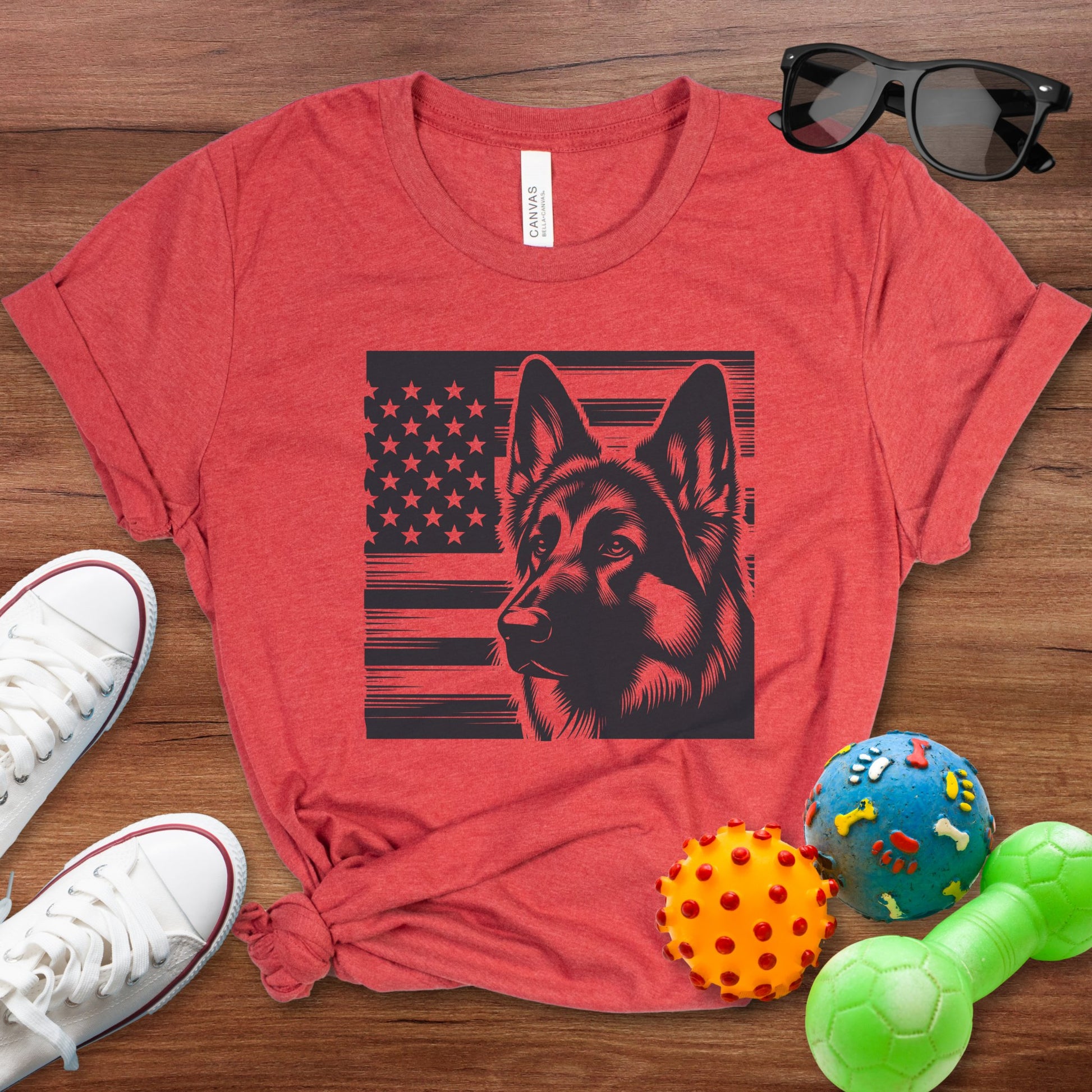 Patriotic Shepherd Shirt - The Pawsitive Initiative