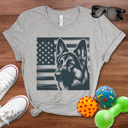 Patriotic Shepherd Shirt - The Pawsitive Initiative