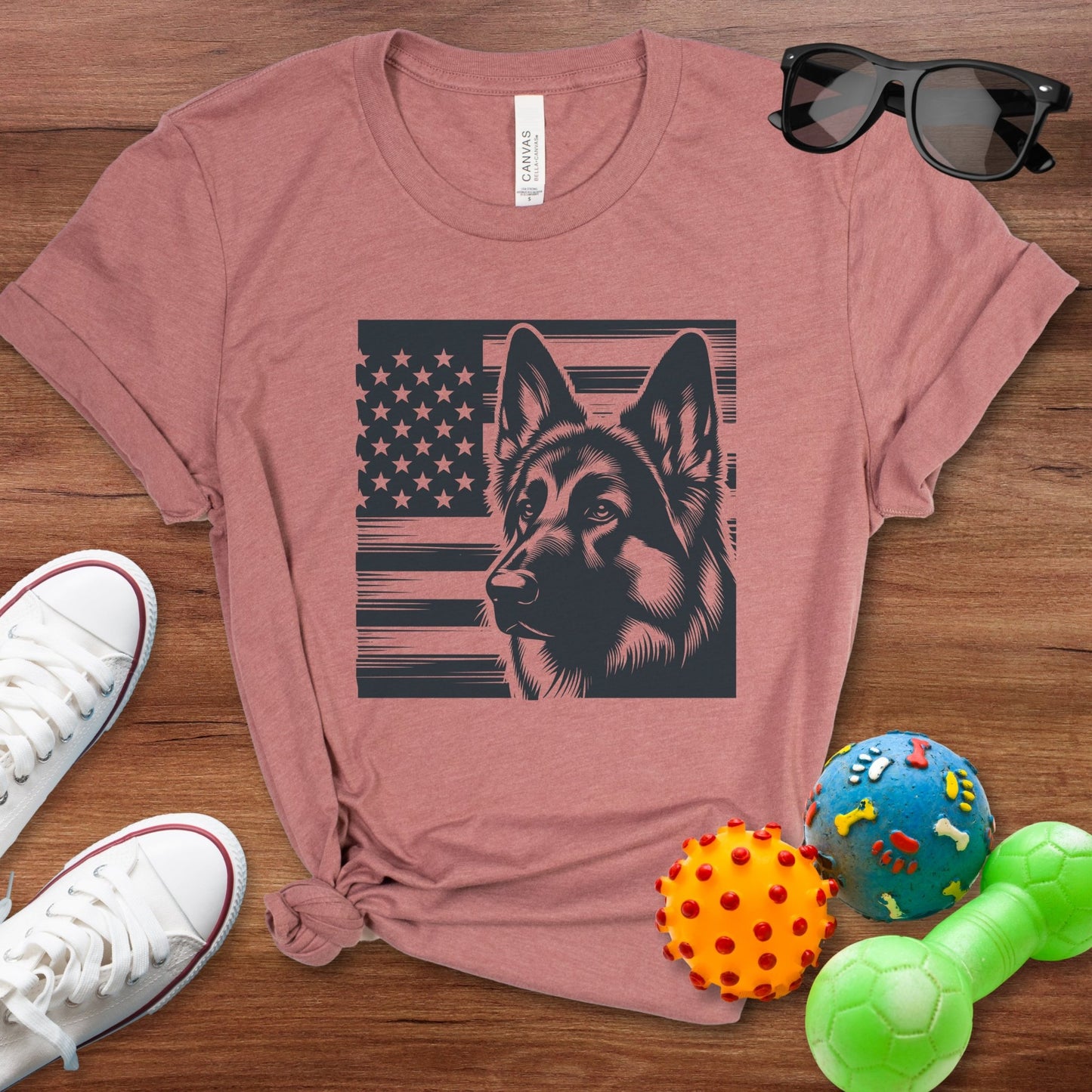 Patriotic Shepherd Shirt - The Pawsitive Initiative