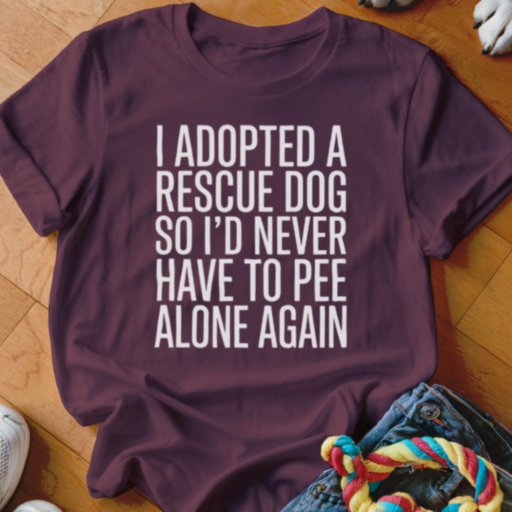 Pee Alone Shirt - The Pawsitive Initiative
